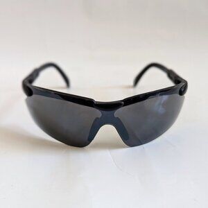 NWT Vintage 90's One Piece Sun Wrap Rimless Sporty Sunglasses (M. Black)
